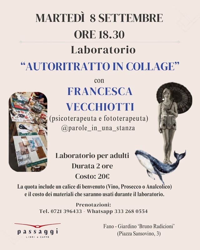 Autoritratto in collage. Laboratorio per adulti con Francesca Vecchiotti