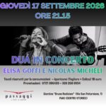 La voce meravigliosa di Elisa Goffi, la chitarra di Nicolas Micheli... DuÁ in concerto