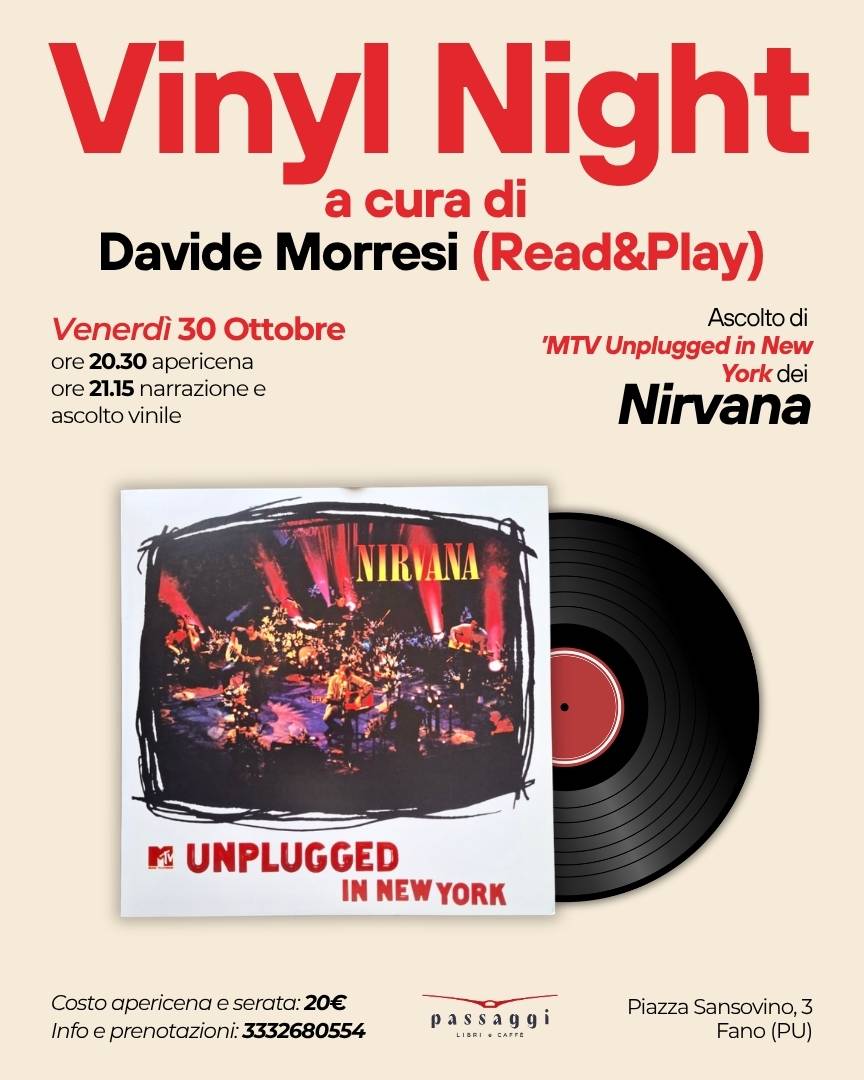 Vinyl Night - 'MTV Unplugged in New York dei Nirvana